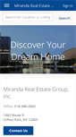 Mobile Screenshot of mirandarealestategroup.com